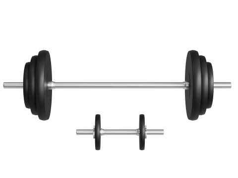 Barbell 3D Model