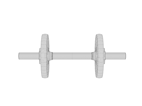 Barbell Model 3D
