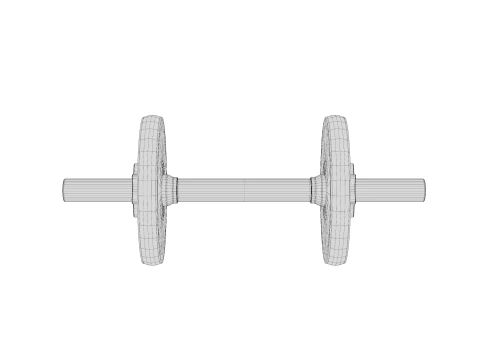 Barbell 3D Model