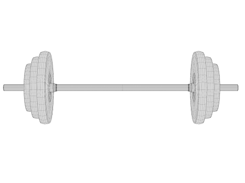 Barbell Model 3D