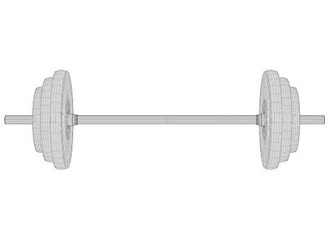 Barbell 3D Model