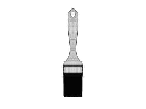 Paint Brush 3Dモデル