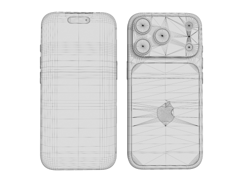 Apple iPhone 17 Pro and Pro Max 2025 3D Model