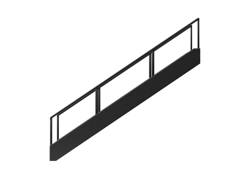 Metal Stairs 01 3D Model