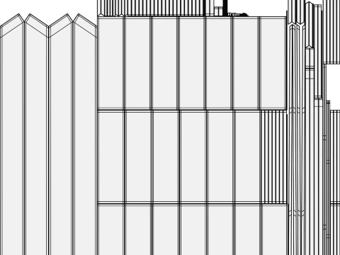 Metal Stairs 01 3D Model