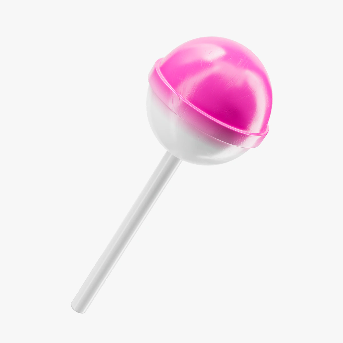 Pink and white Lollipops 01 3D Model .c4d .max .obj .3ds .fbx .stl .blend 