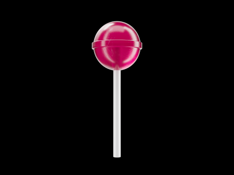 Roze lolly 03 3D Model