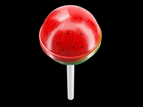Lollipop Collection 01 3D Model