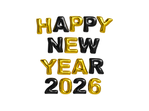 Selamat Tahun Baru 2026 Model 3D