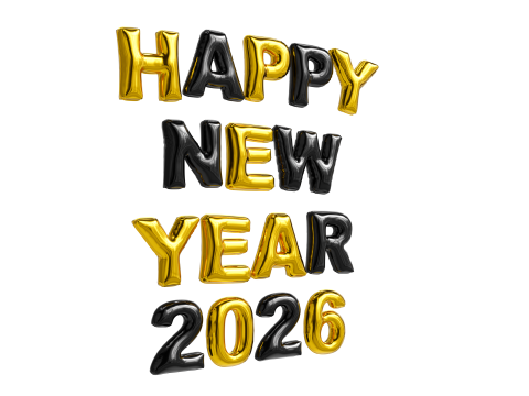 Selamat Tahun Baru 2026 Model 3D