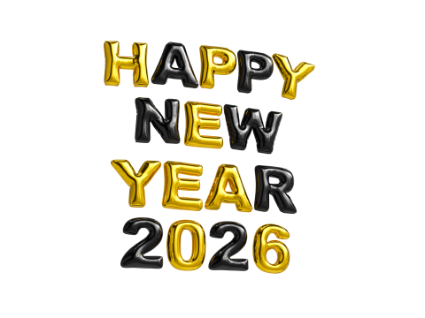 Selamat Tahun Baru 2026 Model 3D