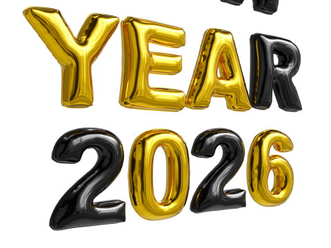 Selamat Tahun Baru 2026 Model 3D