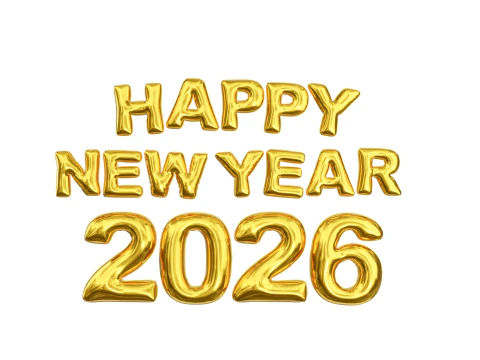 Happy New Year 2026 Balloon 02 3D Model