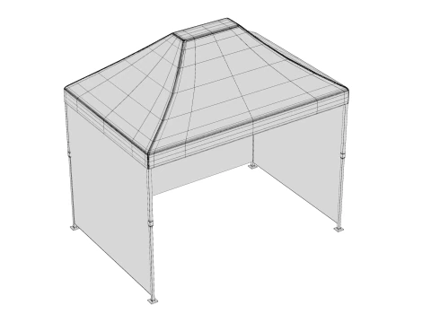 Marketing tent 03 3D Model