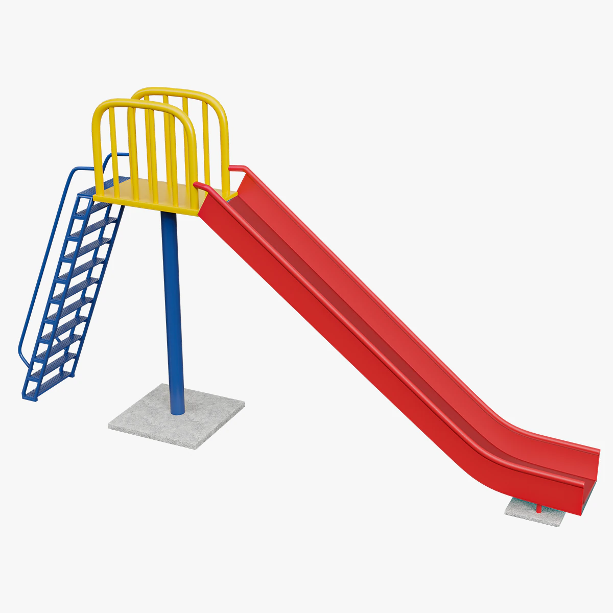 Park slide 3D Model .c4d .max .obj .3ds .fbx .stl .blend 