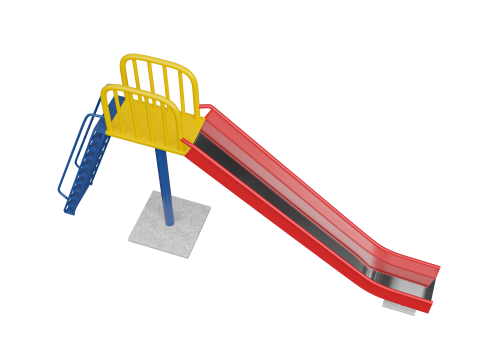 Parc toboggan Modèle 3D