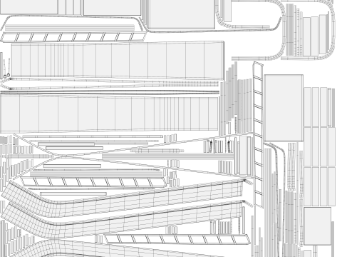 Parc toboggan Modèle 3D