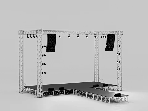 Concert Stage 13 3D Model