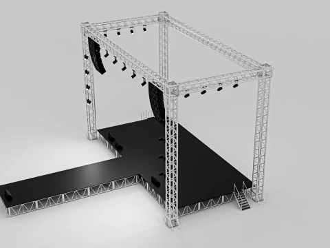 Concert Stage 13 3D Model