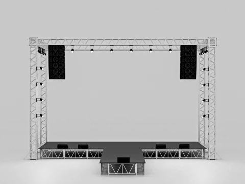 Concert Stage 13 3D Model