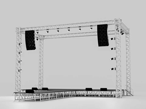 Concert Stage 13 3D Model