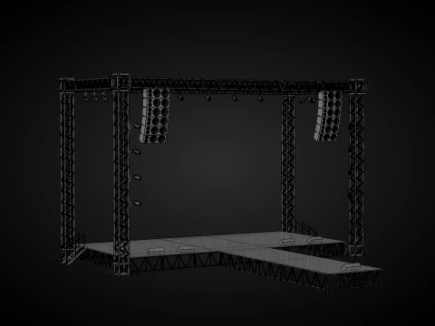 Concert Stage 13 3D Model