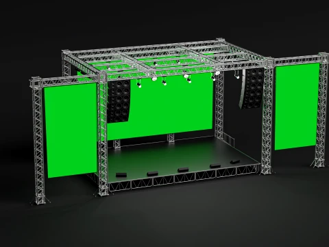 Concert Stage 13 3D Model