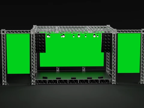 Concert Stage 13 3D Model