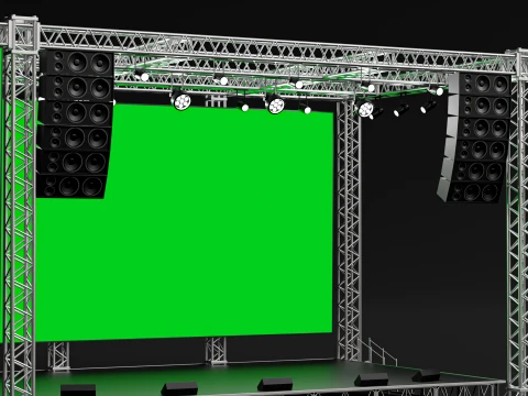 Concert Stage 13 3D Model