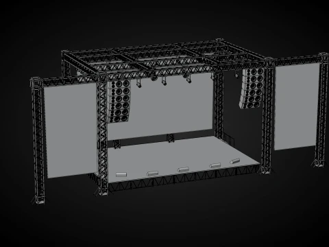 Concert Stage 13 3D Model
