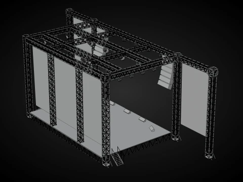 Concert Stage 13 3D Model