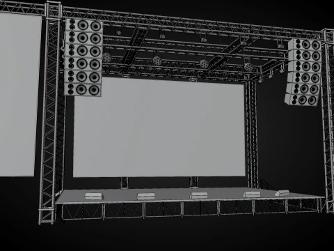 Concert Stage 13 3D Model
