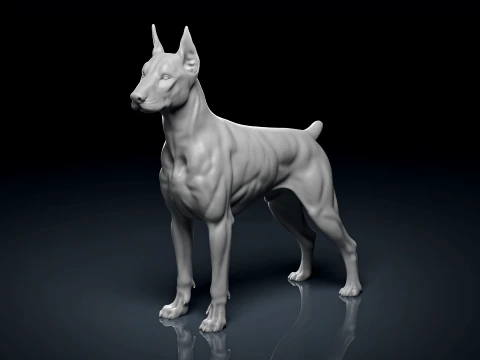 3D Printable Dog Pack 3D Print Model