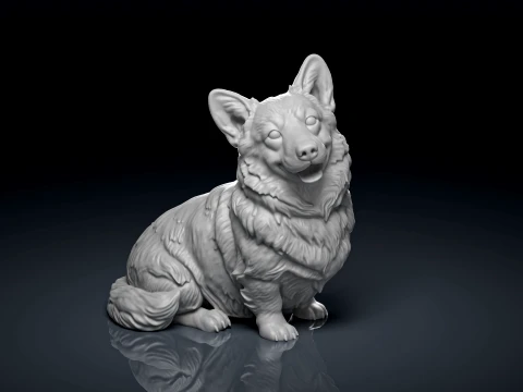 3D Printable Dog Pack 3D Print Model