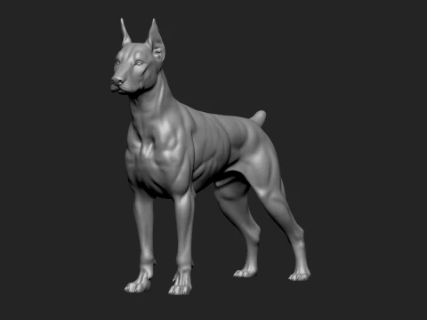 3D Printable Dog Pack 3D Print Model