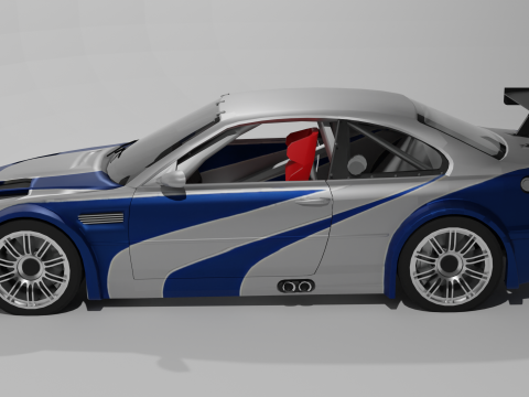 M3 GTR Most Wanted 3Dプリントモデル