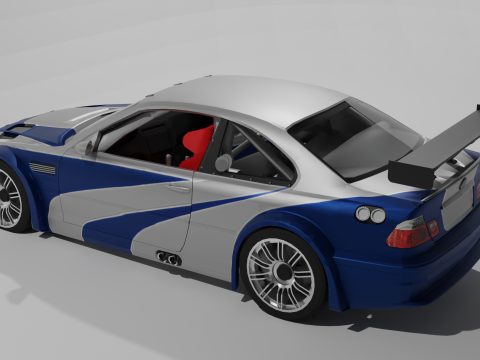 M3 GTR Most Wanted 3Dプリントモデル