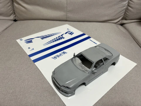 SKYLINE GTR R34 2F2F BRIAN Modelo de Impressão 3D