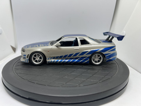 SKYLINE GTR R34 2F2F BRIAN 3Dプリントモデル