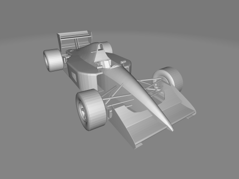 Ayrton Sennas McLaren 3Dプリントモデル