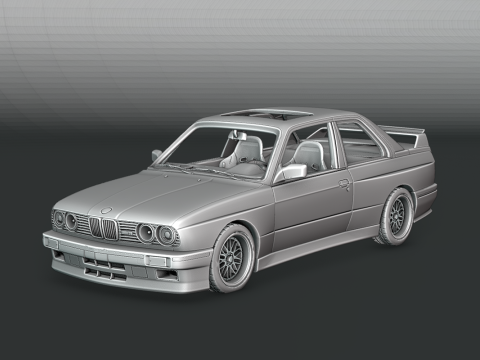 E30 3Dプリントモデル