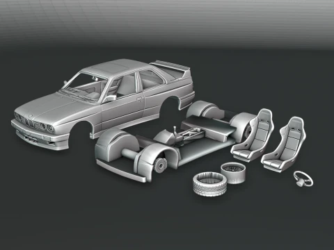 E30 3D Print Model