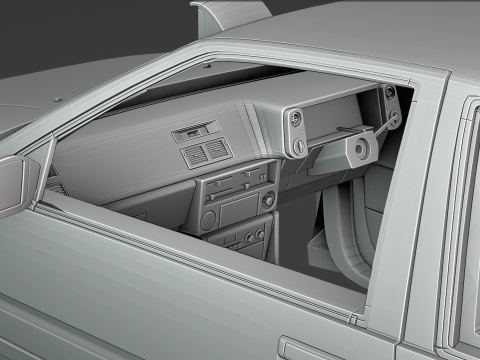 AE86 HATCHIROKU 3D Print Model
