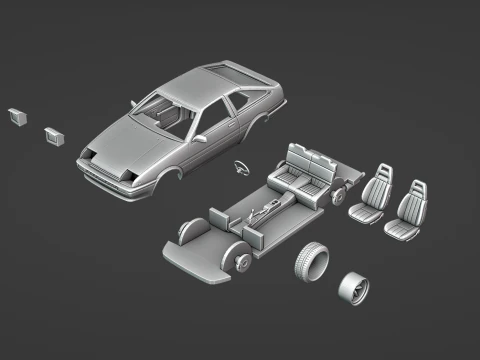 AE86 HACHIROKU Modelo de Impressão 3D
