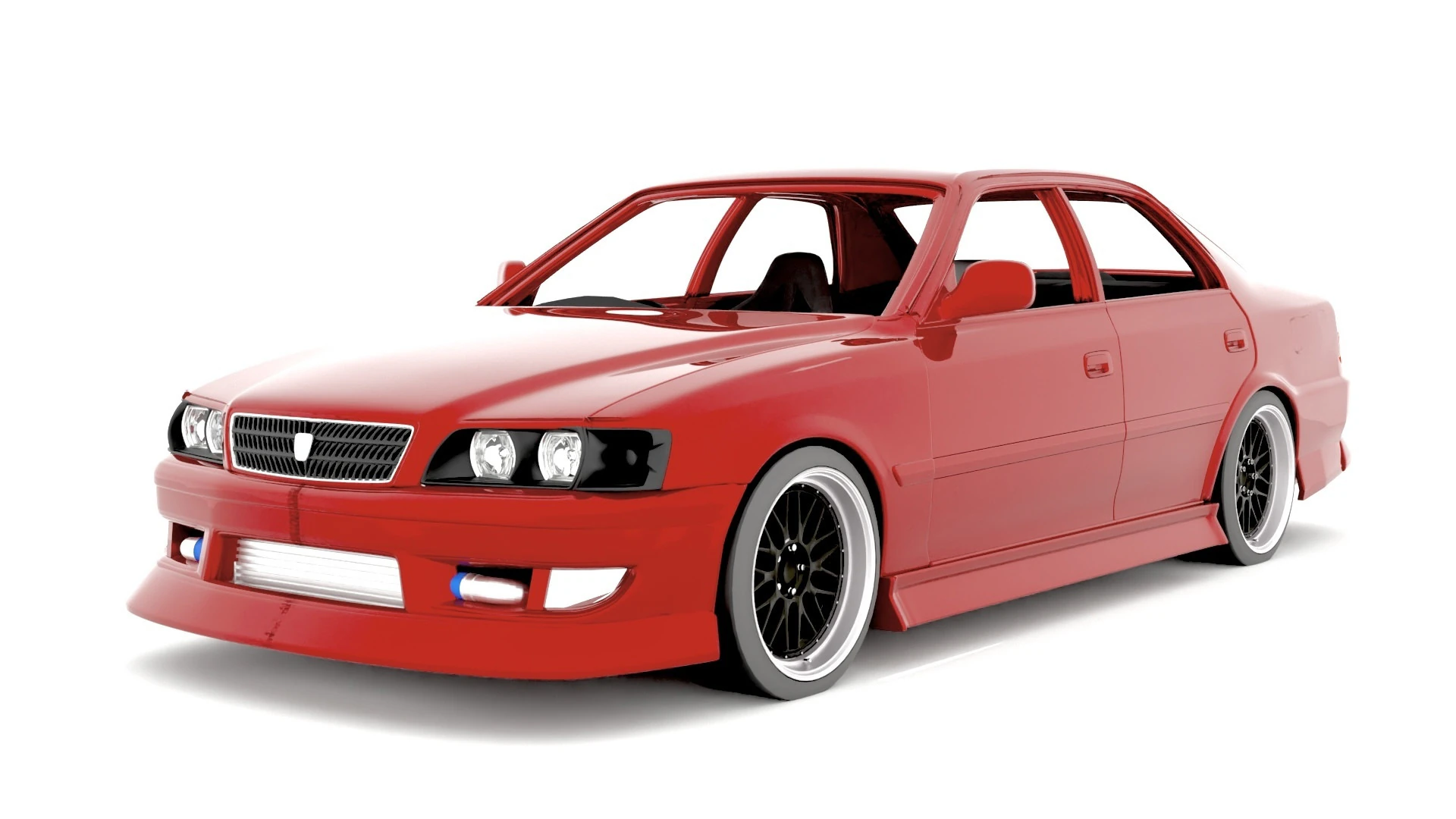 TOYOTA Chaser 3D Print Model .c4d .max .obj .3ds .fbx .stl .blend 