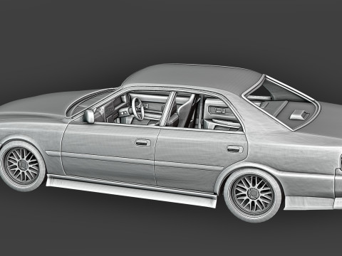 TOYOTA Chaser 3Dプリントモデル