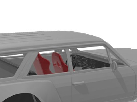 Caravan body kit 3Dプリントモデル
