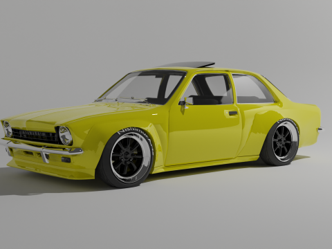 Chevette body kit 3Dプリントモデル