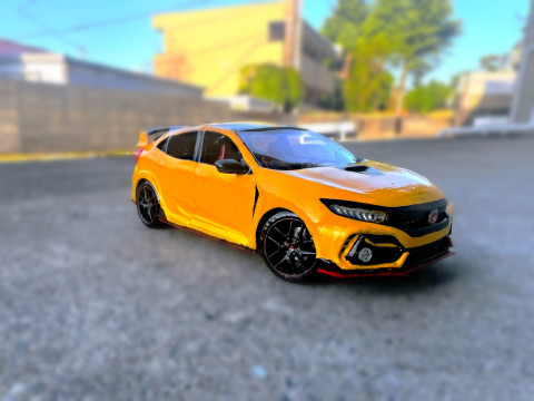Civic Type R 3D-printmodel