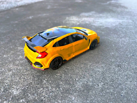 Civic Type R 3D Print Model